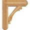Ekena Millwork Merced Craftsman Rough Sawn Bracket w/ Offset Brace, Western Red Cedar, 8"W x 26"D x 30"H BKT0806X26X30MRC04RWR - alternate 4